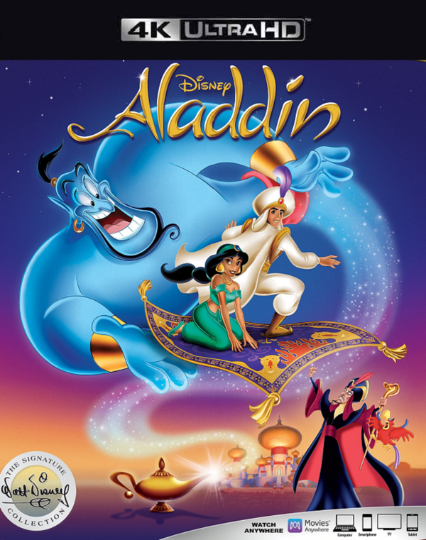 Aladdin 1992 MA 4K VUDU 4K iTunes 4K