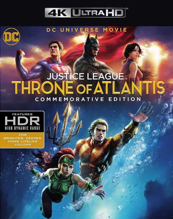 Justice League: Throne of Atlantis MA VUDU 4K iTunes 4K