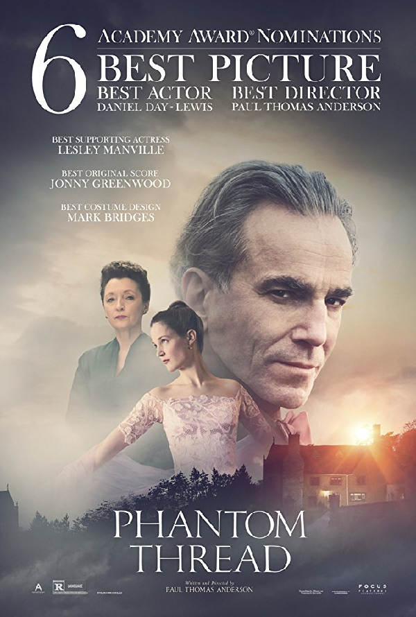 Phantom Thread VUDU HD or iTunes HD via MA HD MOVIE CODES