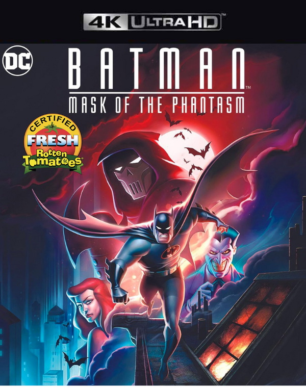 Batman Mask of the Phantasm 1993 VUDU 4K or iTunes 4K via Movies Anywhere