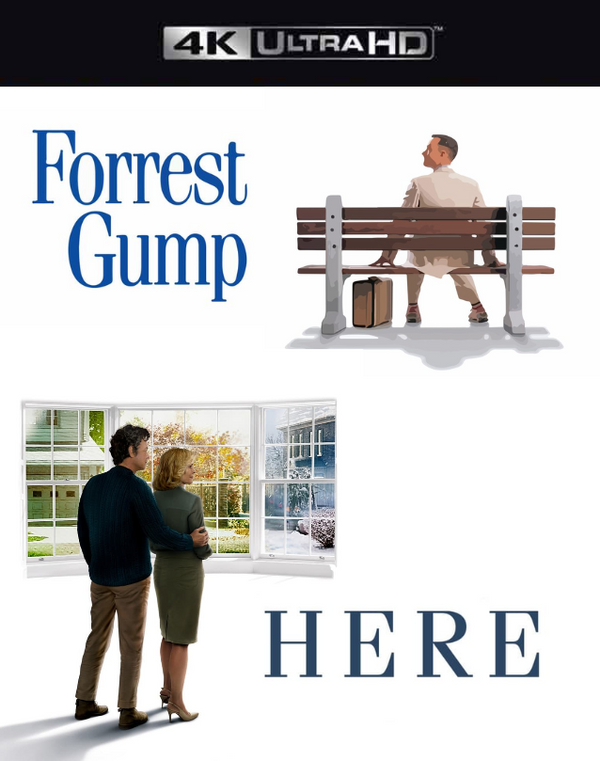 Forrest Gump + Here Bundle VUDU 4K or iTunes 4K