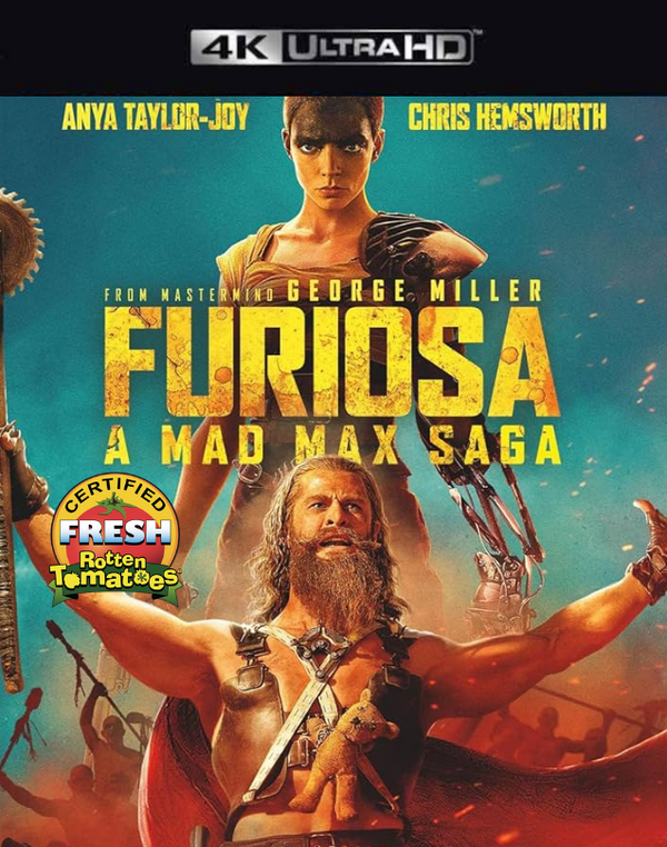 Furiosa A Mad Max Saga VUDU 4K or iTunes 4K via MA