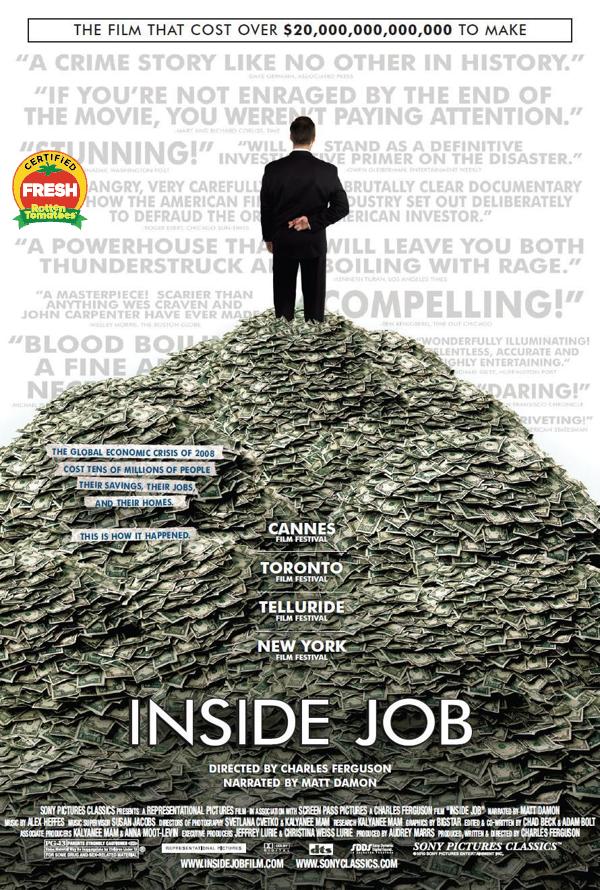Inside Job VUDU HD or iTunes HD via MA