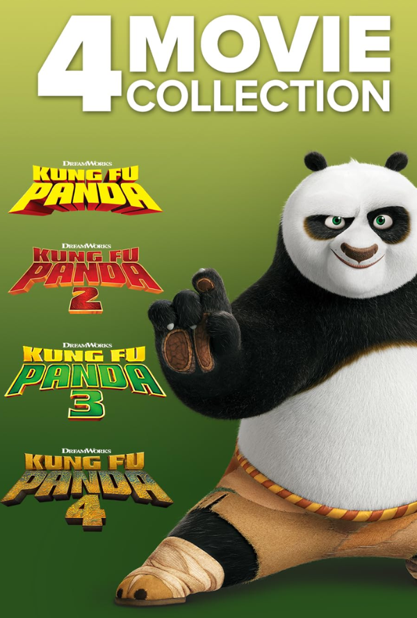 Kung Fu Panda 4-Movie Set VUDU HD or iTunes HD via MA