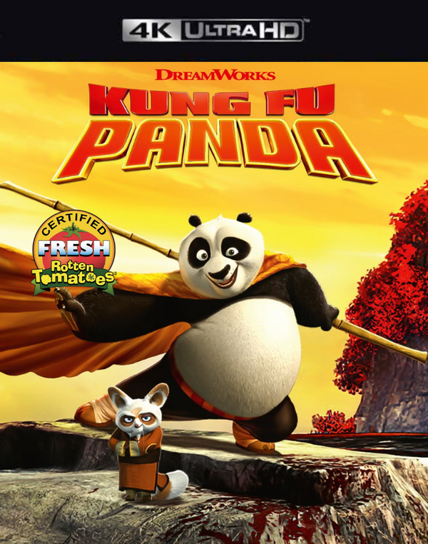 Kung Fu Panda 4-Movie Collection VUDU 4K or iTunes 4K via MA