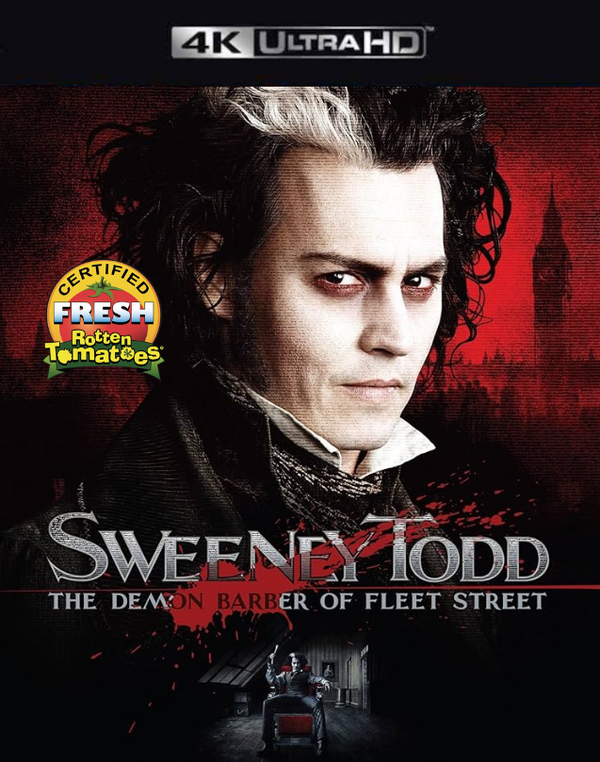 Sweeney Todd The Demon Barber of Fleet Street VUDU 4K