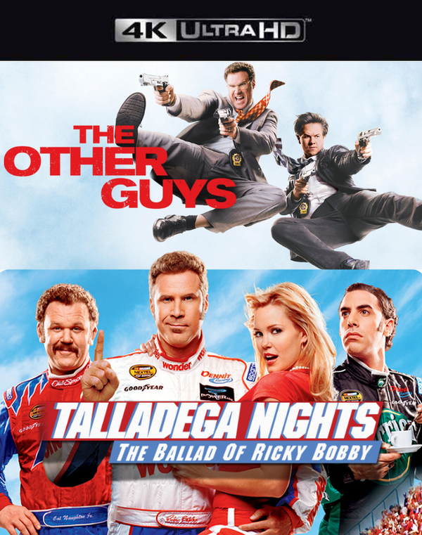 The Other Guys + Talladega Nights The Ballad of Ricky Bobby VUDU or iTunes 4K via MA