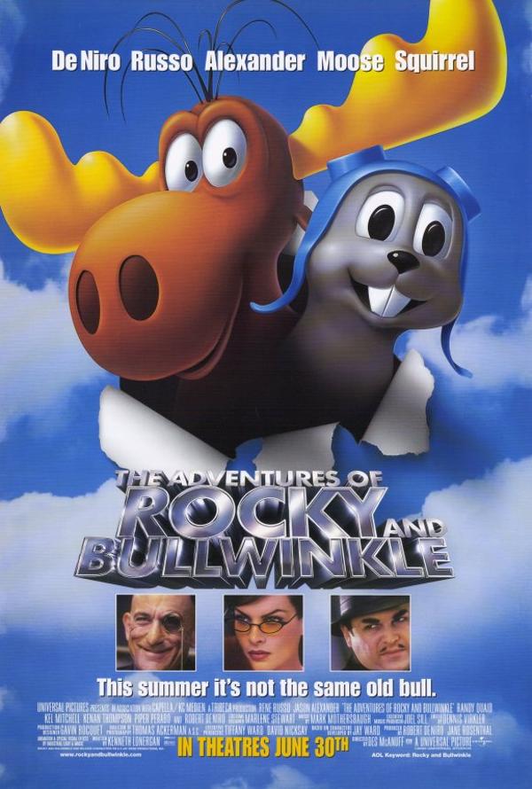 The Adventures of Rocky and Bullwinkle VUDU HD or iTunes HD via MA