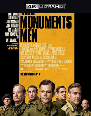 The Monuments Men VUDU 4K or iTunes 4K via MA