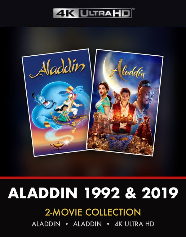 Aladdin 1992 & 2019 2-Movie Collection VUDU 4K or iTunes 4K via MA