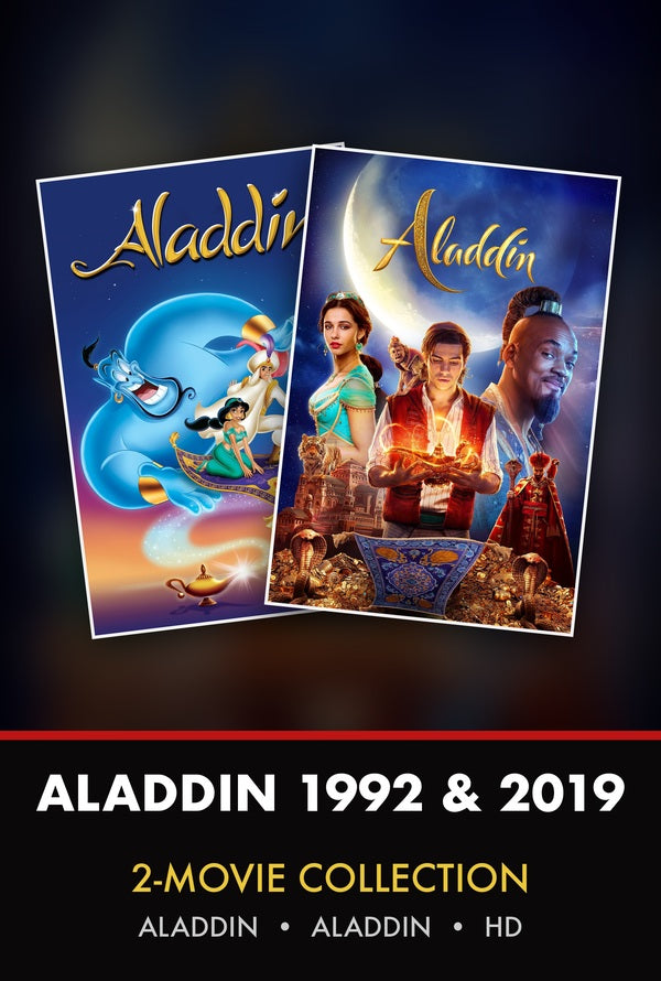 Aladdin 1992 & 2019 2-Movie Collection VUDU HD or iTunes HD via MA
