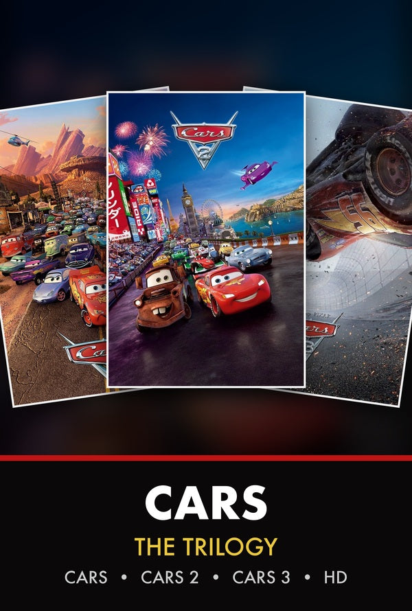 Cars Trilogy VUDU HD or iTunes HD via MA