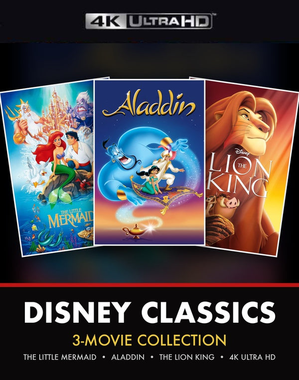 Disney Classics 3-Movie Collection VUDU 4K or iTunes 4K via MA