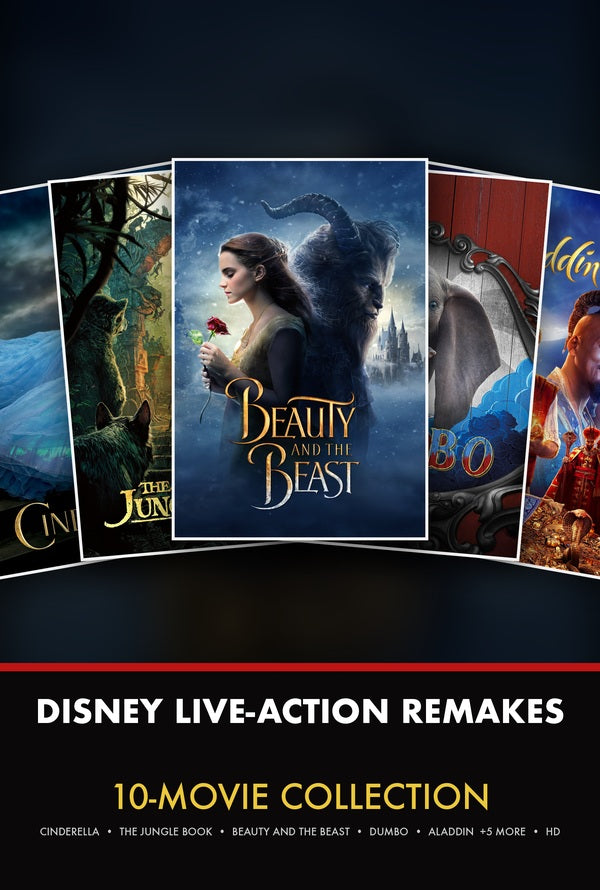 Disney Live-Action Remakes 10-Movie Collection VUDU HD or iTunes HD via MA