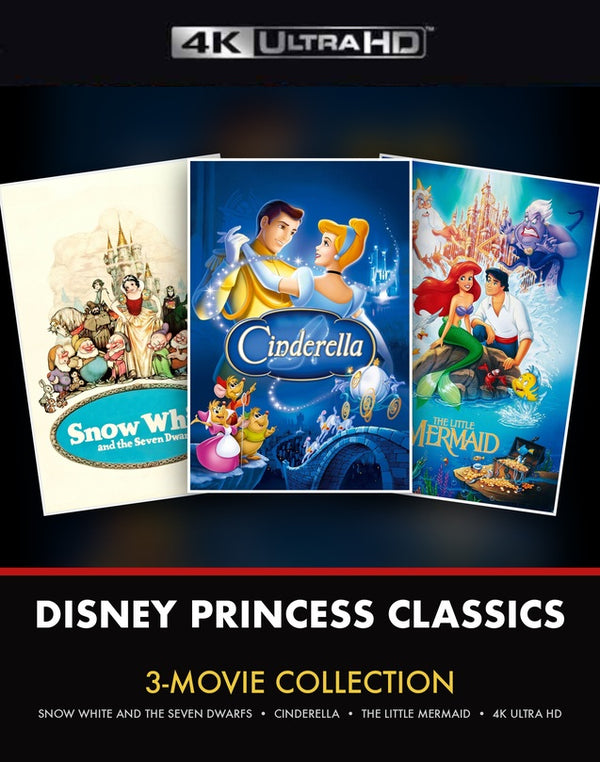 Disney Princess Classics 3-Movie Collection VUDU 4K or iTunes 4K via MA