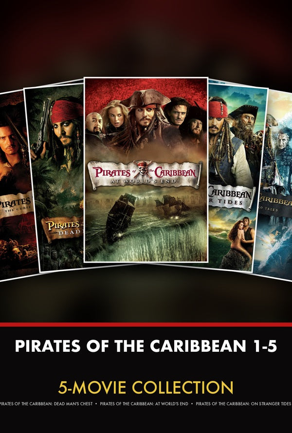 Pirates of the Caribbean 1-5 Collection iTunes HD or VUDU HD via MA