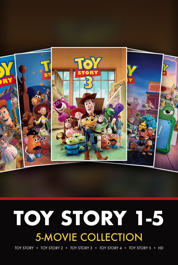 Toy Story 1-5 Collection VUDU HD or iTunes HD via MA