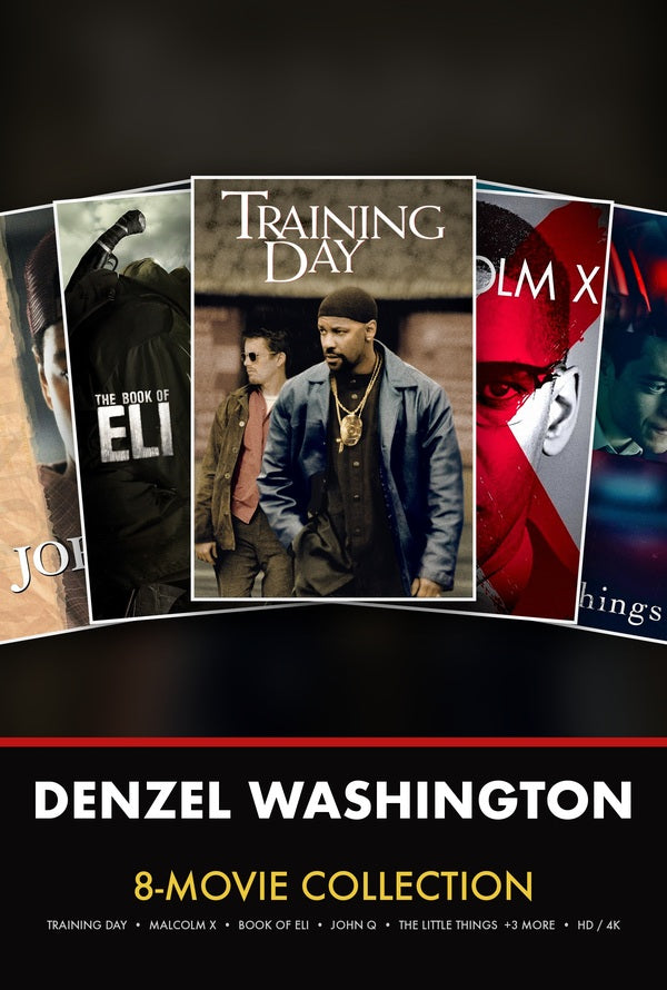 Denzel Washington 8-Movie Collection VUDU HD or iTunes HD via Movies Anywhere