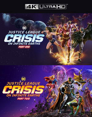 Justice League Crisis On Infinite Earths Part 1 & 2 VUDU 4K or iTunes 4K via MA