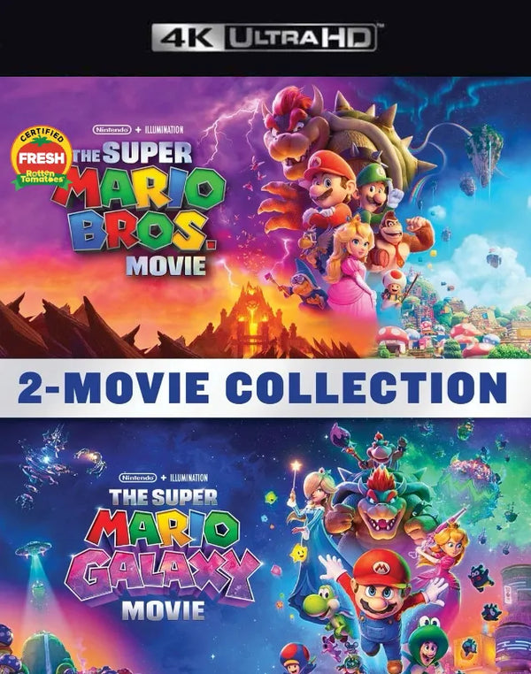 The Super Mario 2-Movie Collection VUDU 4K or iTunes 4K via Movies Anywhere
