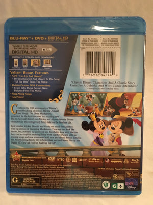 Three Musketeers Blu-ray DVD Combo No Digital Copy
