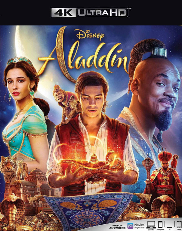 Aladdin 2019 MA 4K VUDU 4K iTunes 4K