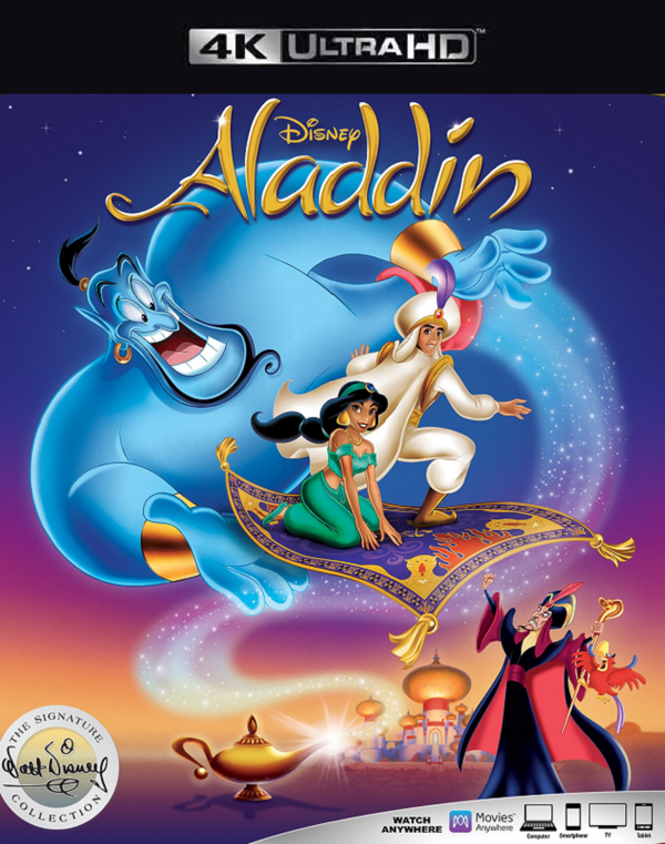 Aladdin 1992 iTunes 4K (VUDU 4K via Movies Anywhere)