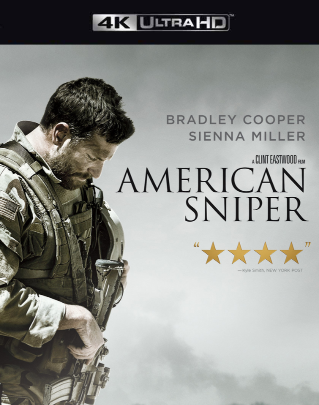 American Sniper VUDU 4K or iTunes 4K via MA HD MOVIE CODES