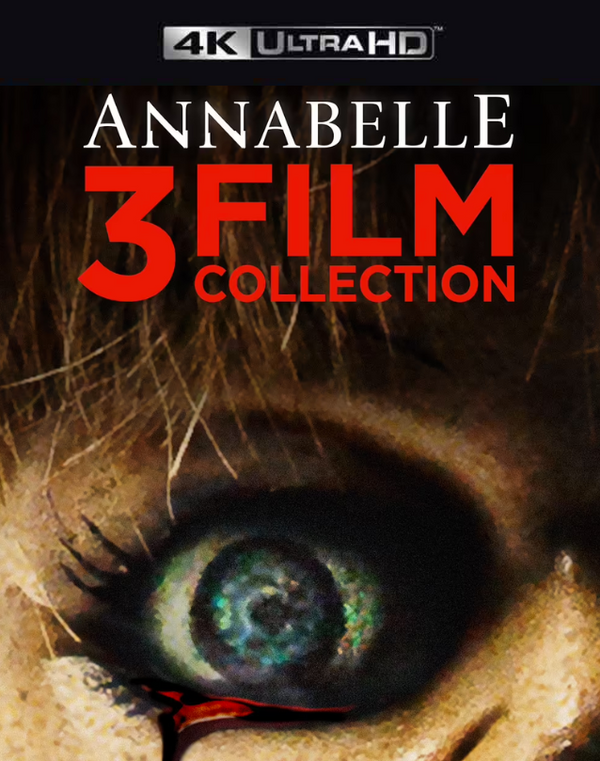 Annabelle 3-Film Collection VUDU 4K or iTunes 4K via MA