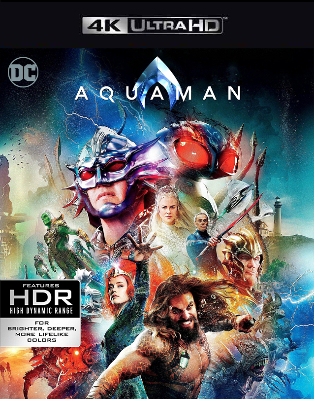 Aquaman VUDU 4K or iTunes 4K via MA HD MOVIE CODES