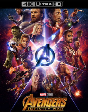Avengers Infinity War MA 4K VUDU 4K iTunes 4K