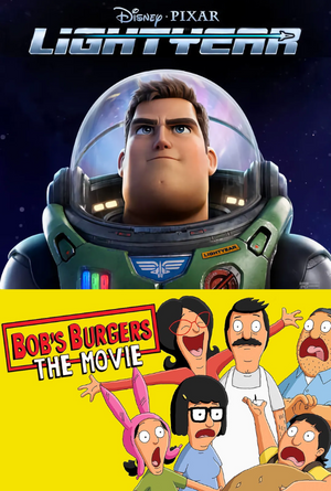 Lightyear + The Bob's Burgers Movie VUDU HD or iTunes HD via MA