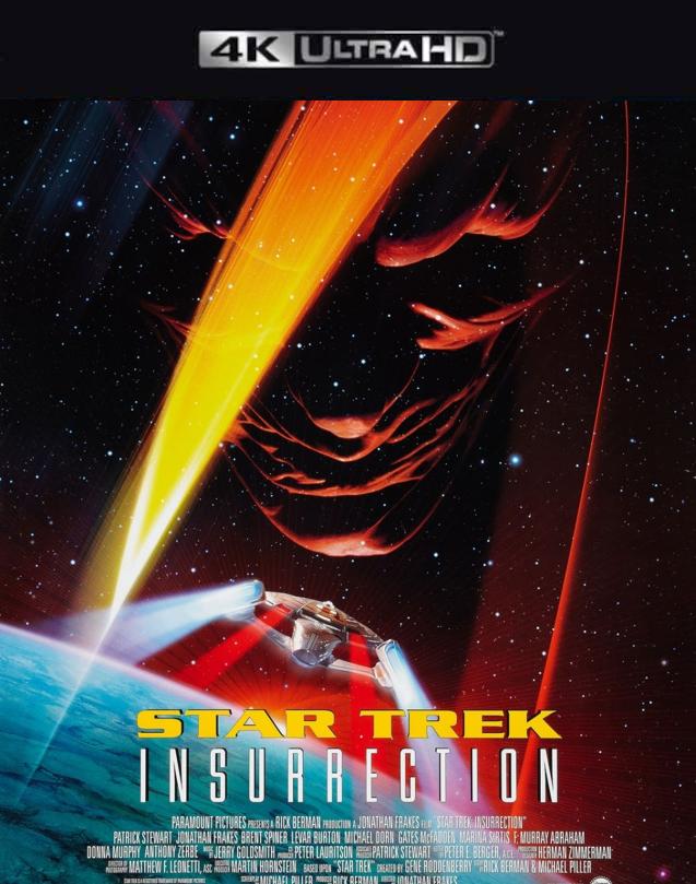 Star Trek Insurrection Vudu 4K or iTunes 4K