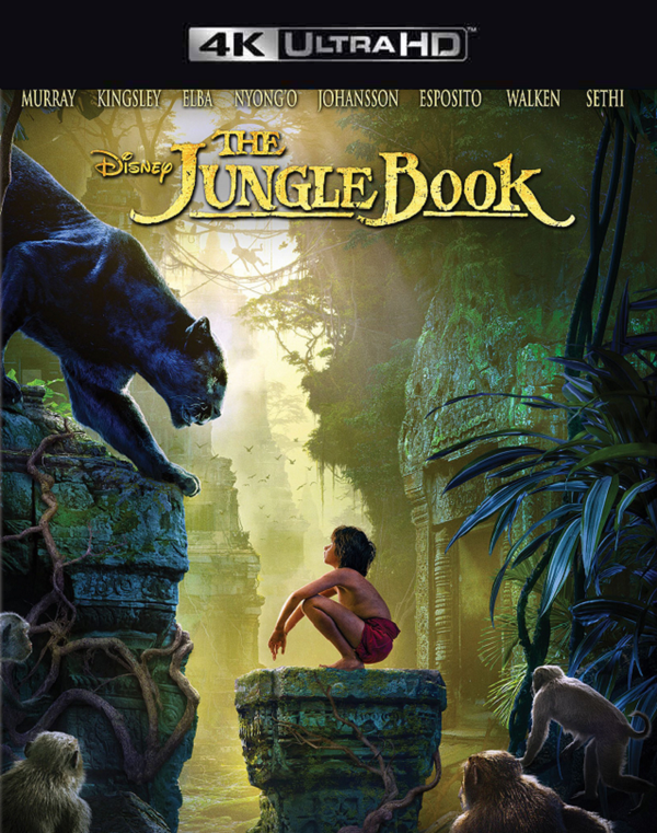 Jungle Book 2016 MA 4K VUDU 4K iTunes 4K