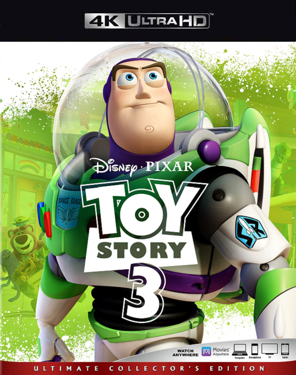 Toy Story 3 MA 4K VUDU 4K iTunes 4K