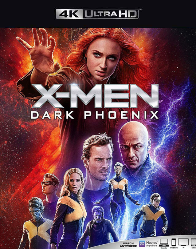 X Men Dark Phoenix VUDU 4K or iTunes 4K via MA HD MOVIE CODES
