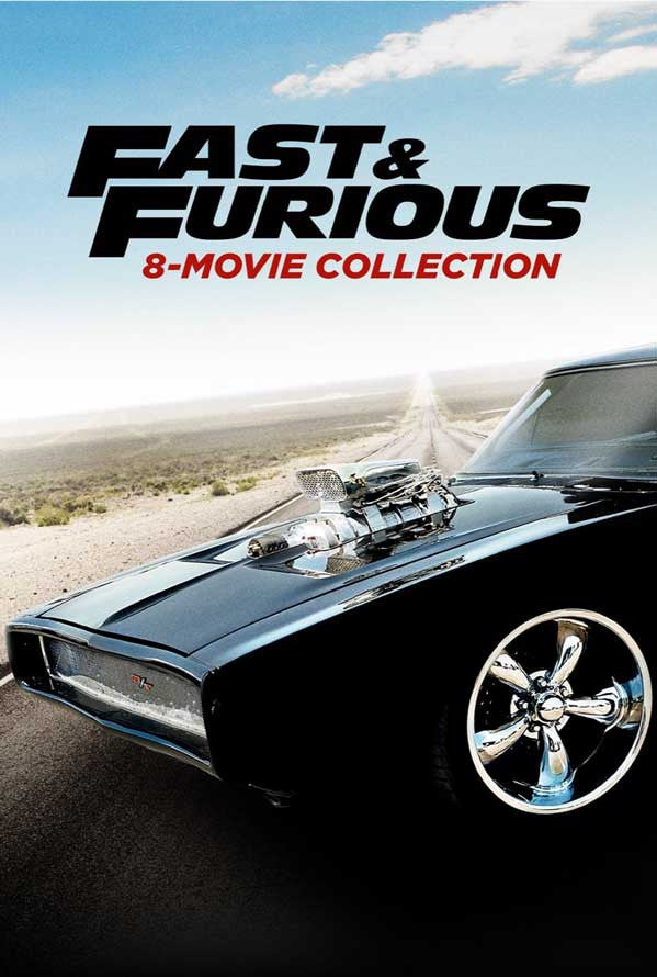Fast and The Furious 8-Movie Collection VUDU HD OR ITUNES HD VIA MOVIES ANYWHERE