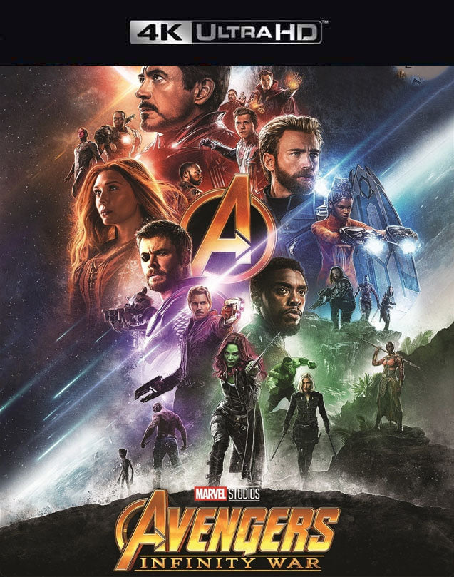 Avengers Infinity War iTunes 4K (VUDU 4K via MA) HD MOVIE CODES