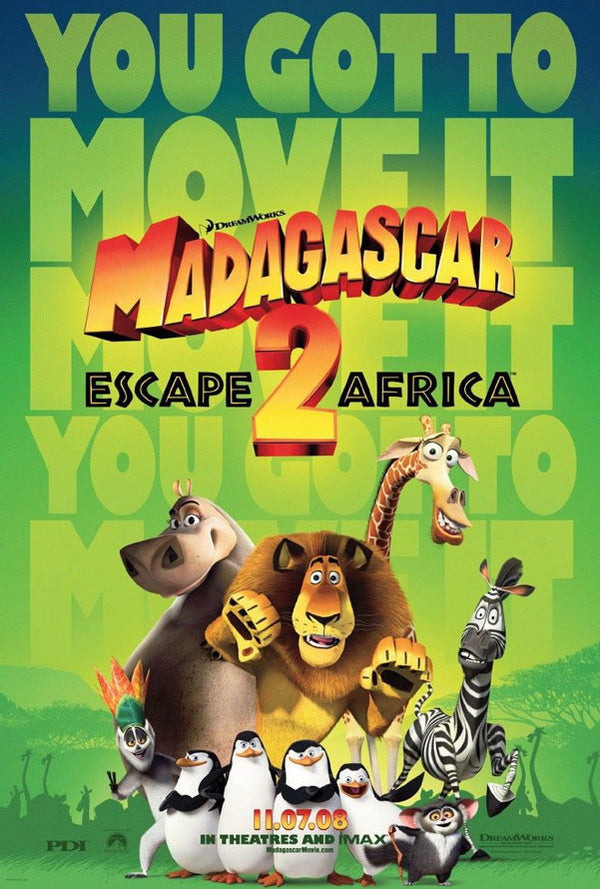 Madagascar 2 VUDU HD or iTunes HD via Movies Anywhere