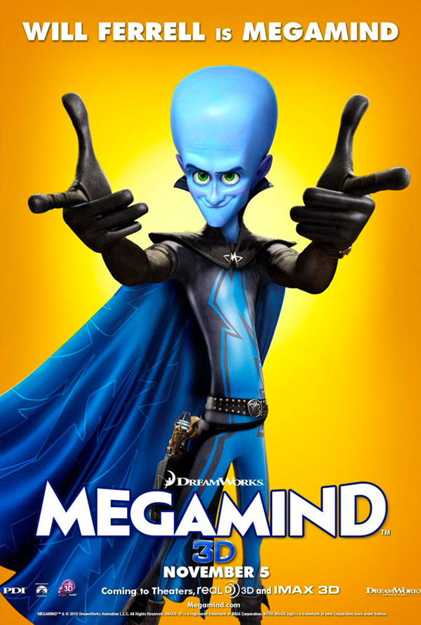 Megamind VUDU HD or iTunes HD via Movies Anywhere