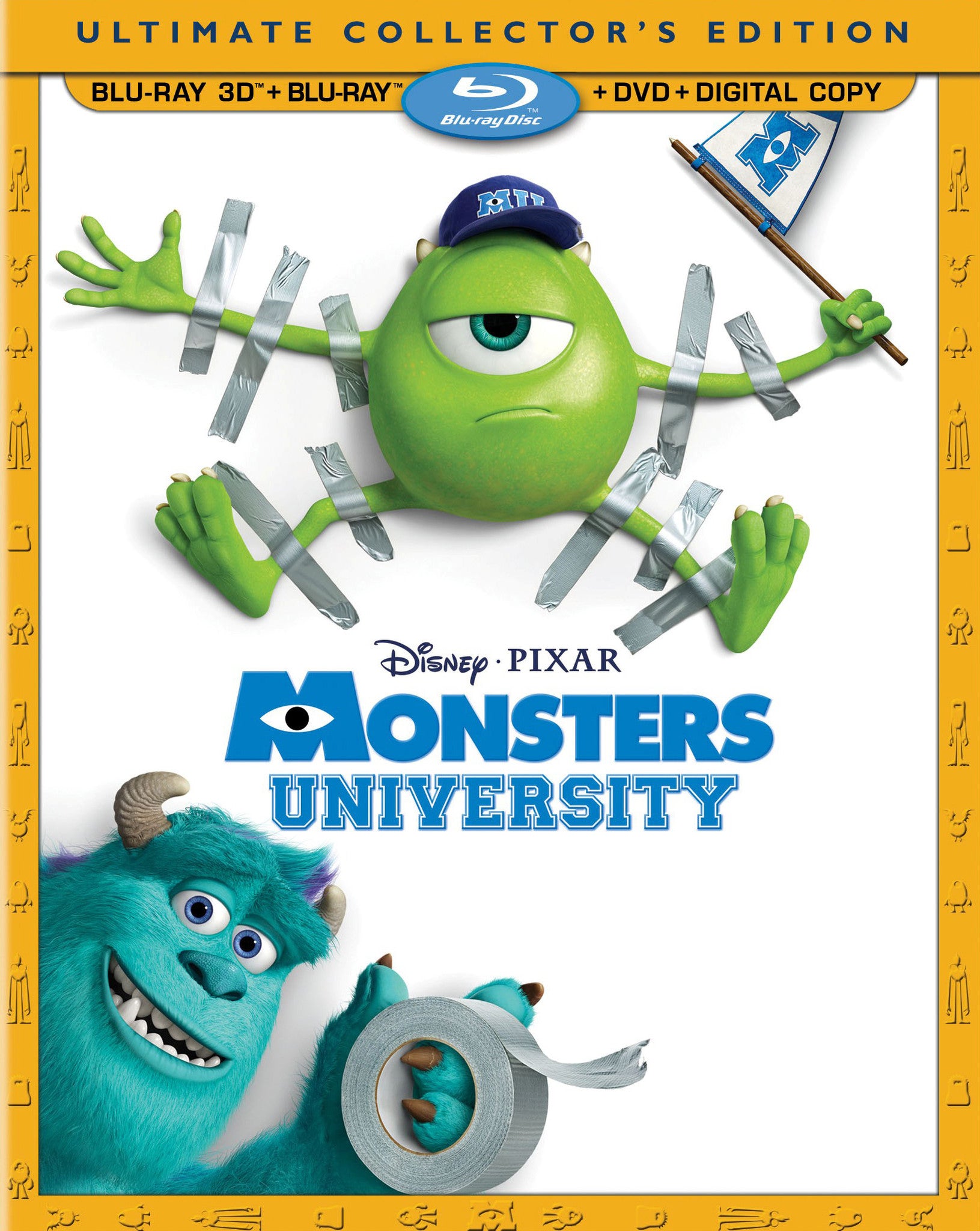 Monster's University Blu-ray + DVD No Digital No 3D - HD