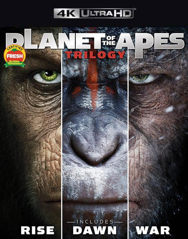 Planet of the Apes Trilogy iTunes 4K (Transfers to VUDU 4K)